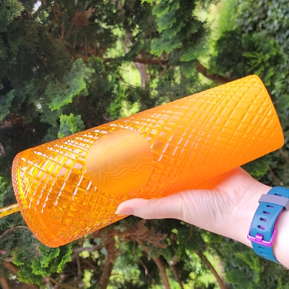 Starbucks Other - Starbucks Summer 2022 Mango Ombre Jeweled Cold Tumbler
